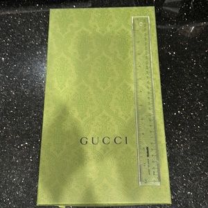 Gucci shoe box with two dust bags